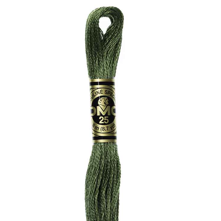 DMC Stranded Cotton Thread Colour #3362 Pine Green Dark