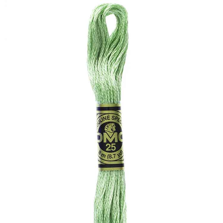 DMC Stranded Cotton Thread Colour #368 Pistachio Green Light