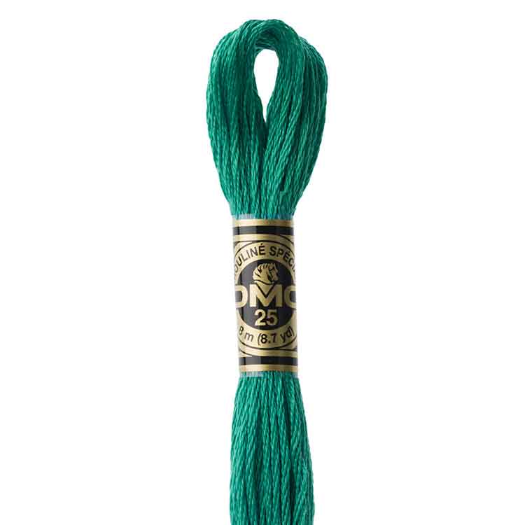 DMC Stranded Cotton Thread Colour #3812 Sea Green Very Dark
