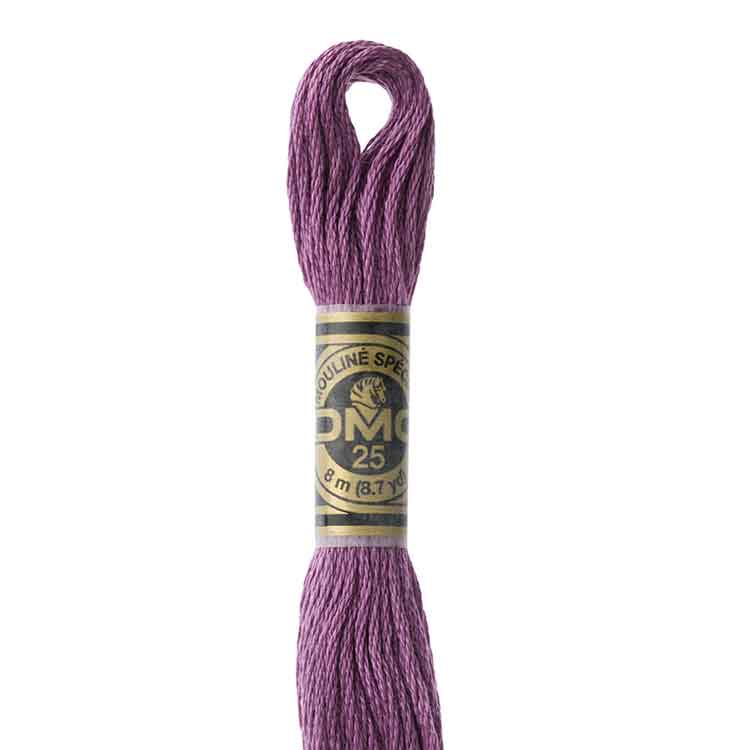 DMC Stranded Cotton Thread Colour #3835 Grape Medium