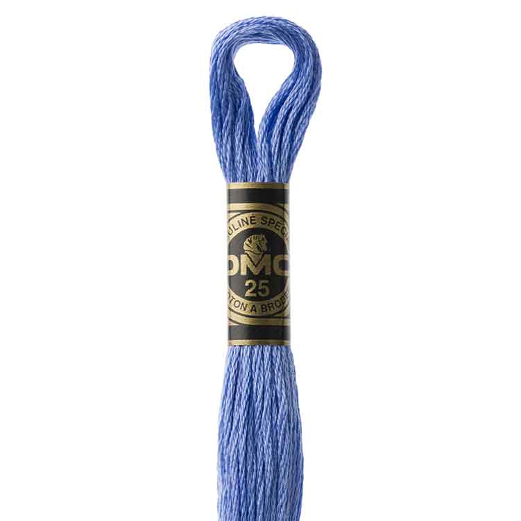 DMC Stranded Cotton Thread Colour #3839 Lavender Blue Medium