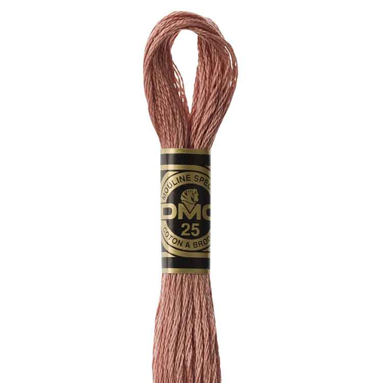 DMC Stranded Cotton Thread Colour #3859 Rosewood Light