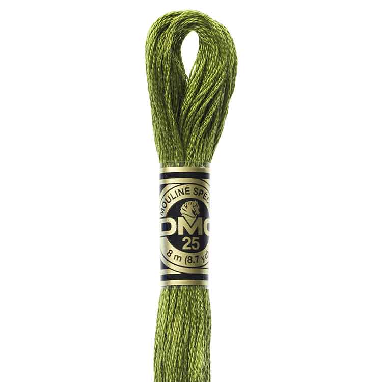 DMC Stranded Cotton Thread Colour #469 Avocado Green