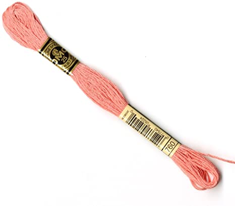 DMC Stranded Cotton Thread Colour #760 Salmon