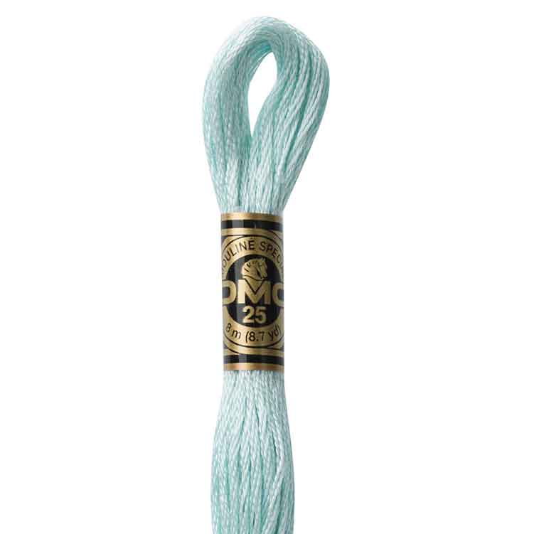 DMC Stranded Cotton Thread Colour #828 Sky Blue Very Light