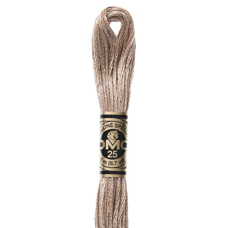 DMC Stranded Cotton Thread Colour #841 Beige Brown Light