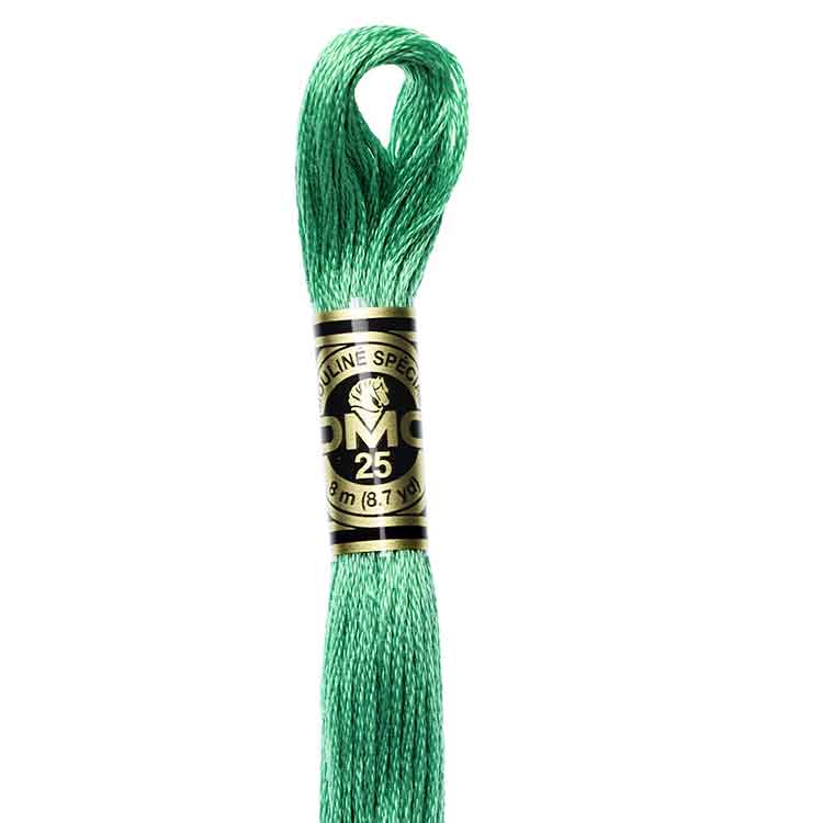 DMC Stranded Cotton Thread Colour #912 Emerald Green Light