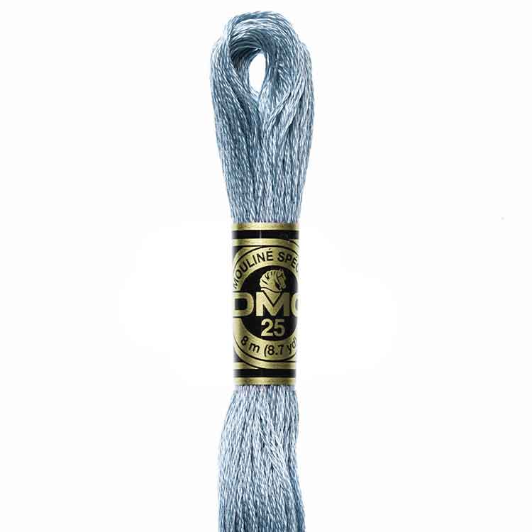 DMC Stranded Cotton Thread Colour #932 Antique Blue Light