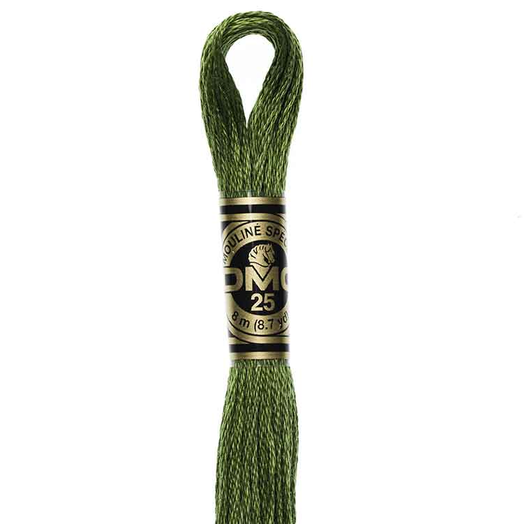 DMC Stranded Cotton Thread Colour #937 Avocado Green Medium